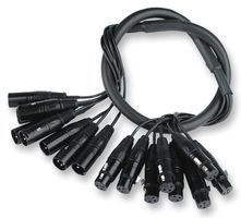 8-Way 1.8m XLR Loom