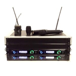 Trantec 4 Way Radio Mic Kit 'Racked n Ready' (Ch 65- 70)